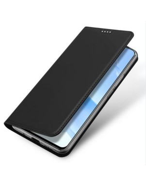 Etui Portefeuille Skin Pro Dux Ducis pour Huawei P Smart 2019 Noir