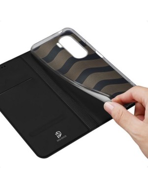 Etui Portefeuille Skin Pro Dux Ducis pour Huawei P Smart 2019 Noir