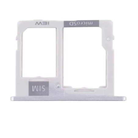 Tiroir sim pour Samsung Tab A 10.1 2019 (T510/T515) Argent