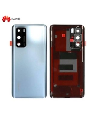 Vitre arrière Huawei P40 Argent Givré