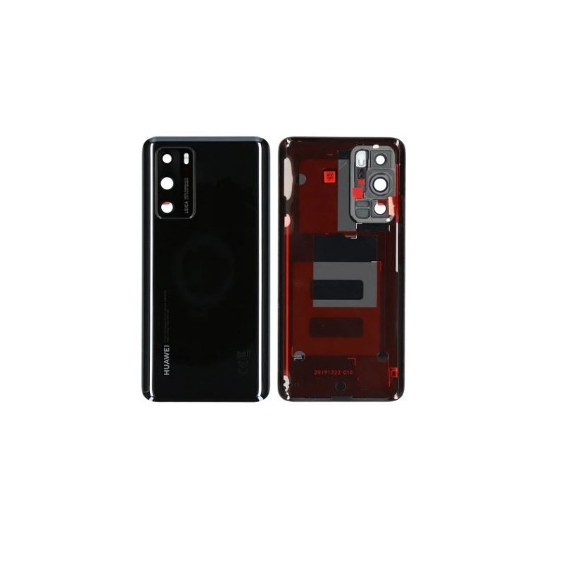 Vitre arrière pour Huawei P40 Noir
