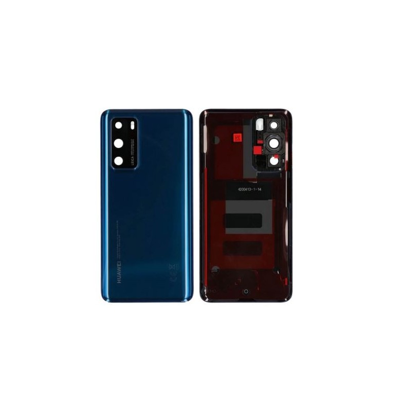 Vitre arrière pour Huawei P40 Bleu