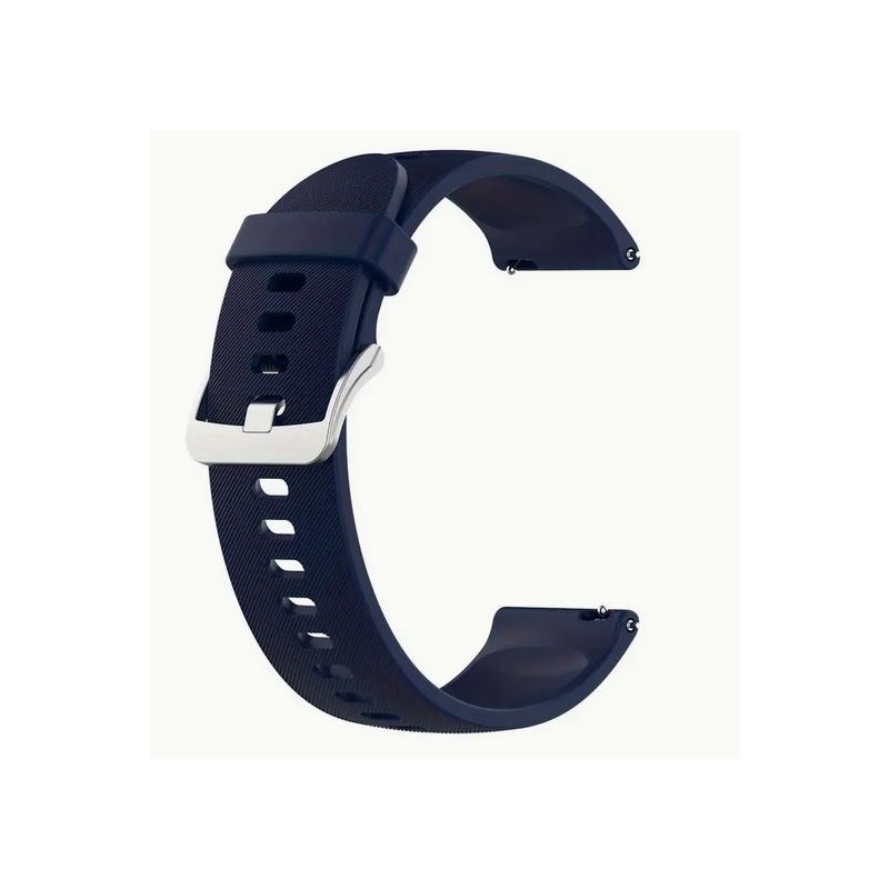 Bracelet de montre en silicone souple 22mm pour Xiaomi Watch S1, Watch S1 Active Bleu
