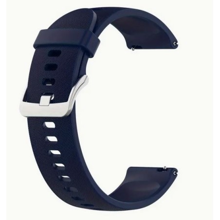 Bracelet de montre en silicone souple 22mm pour Xiaomi Watch S1, Watch S1 Active Bleu