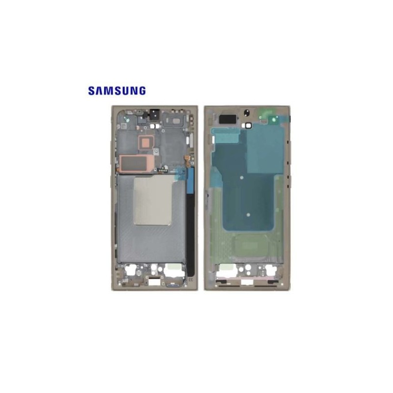 Châssis central Samsung Galaxy S24 Ultra (S928B) Titane Ambre