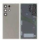 Vitre arrière pour Samsung Galaxy S24 Ultra (S928B) Titane Gris