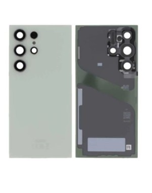 Vitre arrière pour Samsung Galaxy S24 Ultra (S928B) Titane Vert