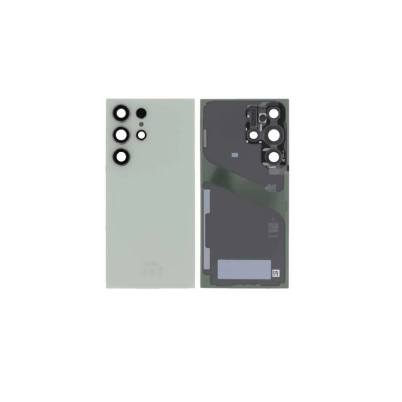 Vitre arrière pour Samsung Galaxy S24 Ultra (S928B) Titane Vert