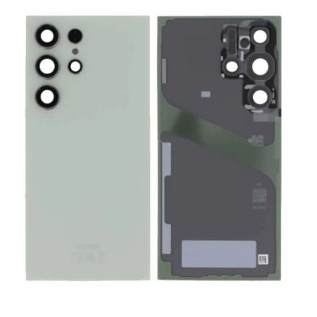 Vitre arrière pour Samsung Galaxy S24 Ultra (S928B) Titane Vert