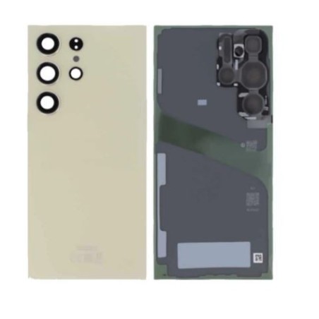 Vitre arrière pour Samsung Galaxy S24 Ultra (S928B) Titane Ambre