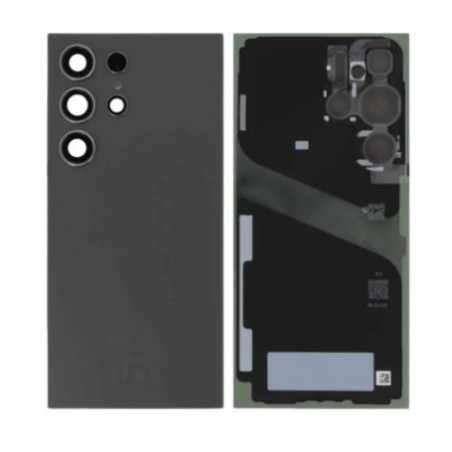 Vitre arrière pour Samsung Galaxy S24 Ultra (S928B) Titane Noir