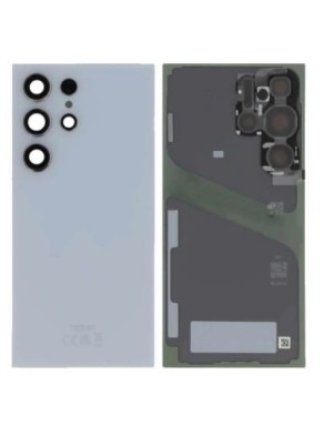 Vitre arrière pour Samsung Galaxy S24 Ultra (S928B) Titane Bleu