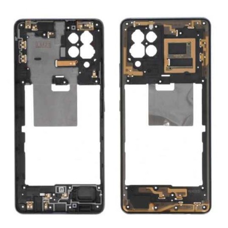 Châssis intermédiaire pour Samsung Galaxy A42 5G (A426B) Noir