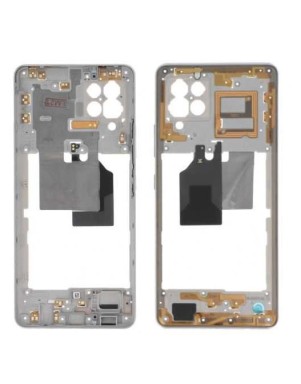 Châssis intermédiaire pour Samsung Galaxy A42 5G (A426B) Gris/Blanc