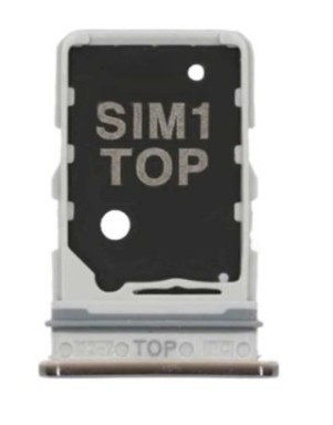 Tiroir Sim pour Samsung Galaxy A80 (A805F) Argent