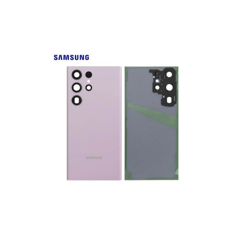 Vitre Arrière Samsung Galaxy S23 Ultra Occasion - GRADE A - (S918B) Lavande