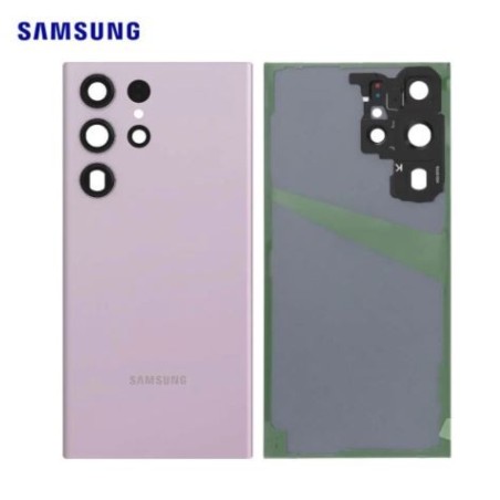 Vitre Arrière Samsung Galaxy S23 Ultra Occasion - GRADE A - (S918B) Lavande