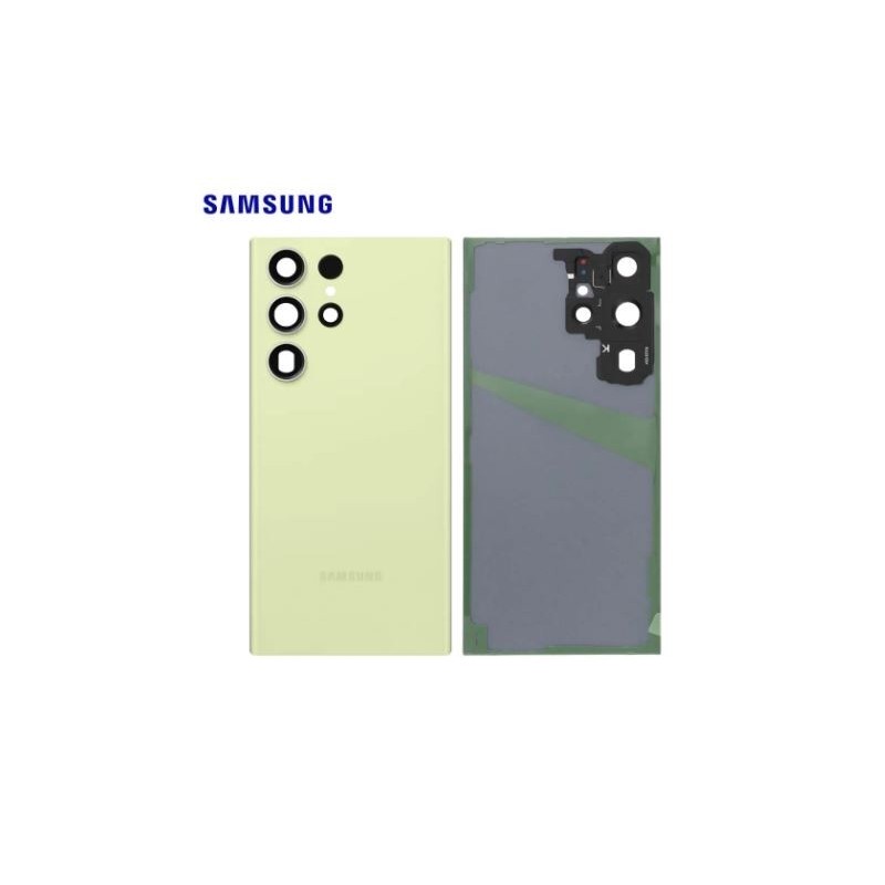 Vitre Arrière Samsung Galaxy S23 Ultra Occasion - GRADE A - (S918B) Vert