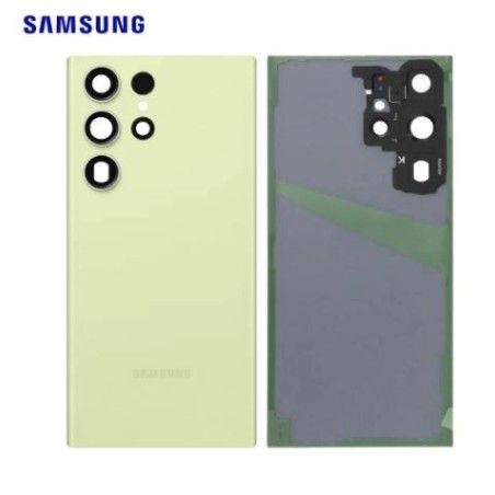 Vitre Arrière Samsung Galaxy S23 Ultra Occasion - GRADE A - (S918B) Vert