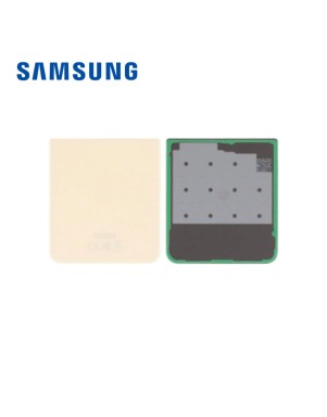 Vitre arrière inférieur occasion - Grade A - Samsung Galaxy Z Flip 3 5G (F711B) Crème