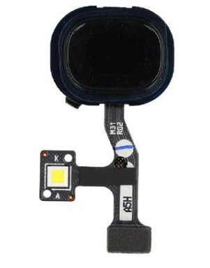 Bouton Lecteur d'empreinte pour Samsung Galaxy M31 (M315F) Noir