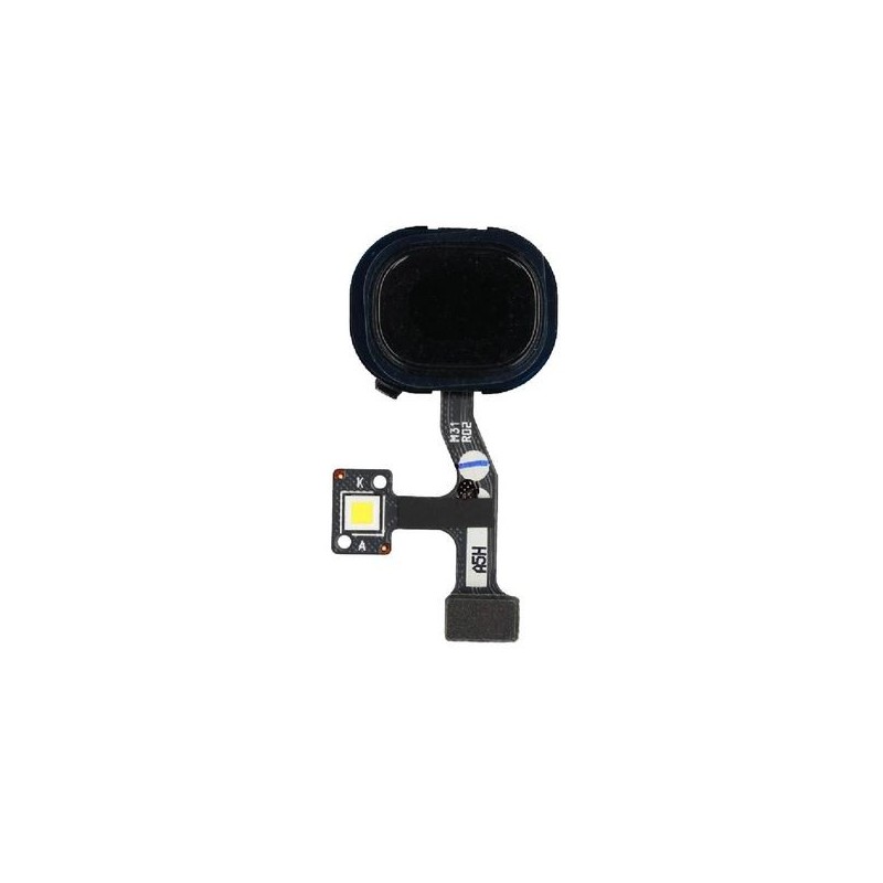 Bouton Lecteur d'empreinte pour Samsung Galaxy M31 (M315F) Noir