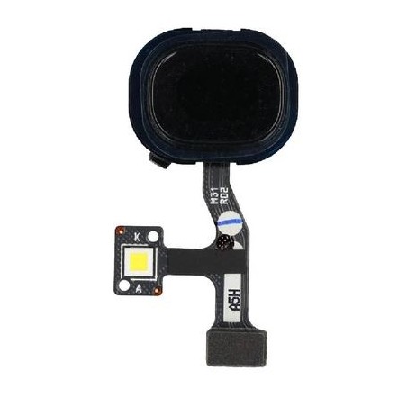 Bouton Lecteur d'empreinte pour Samsung Galaxy M31 (M315F) Noir