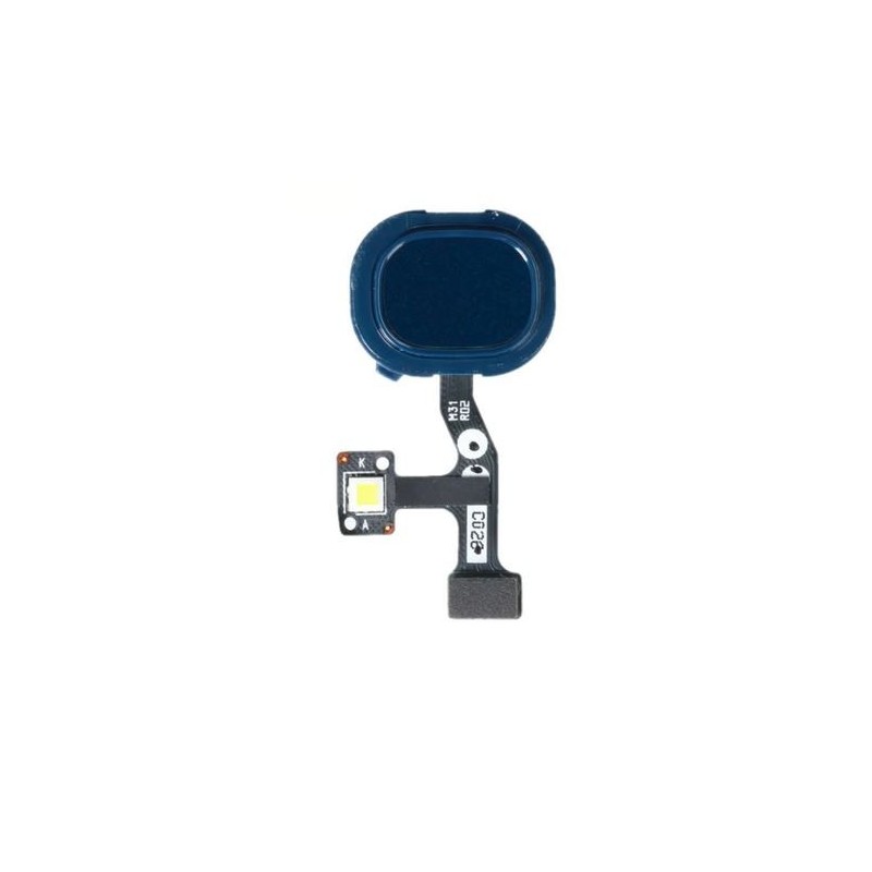 Bouton Lecteur d'empreinte pour Samsung Galaxy M31 (M315F) Bleu