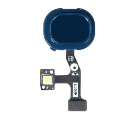 Bouton Lecteur d'empreinte pour Samsung Galaxy M31 (M315F) Bleu