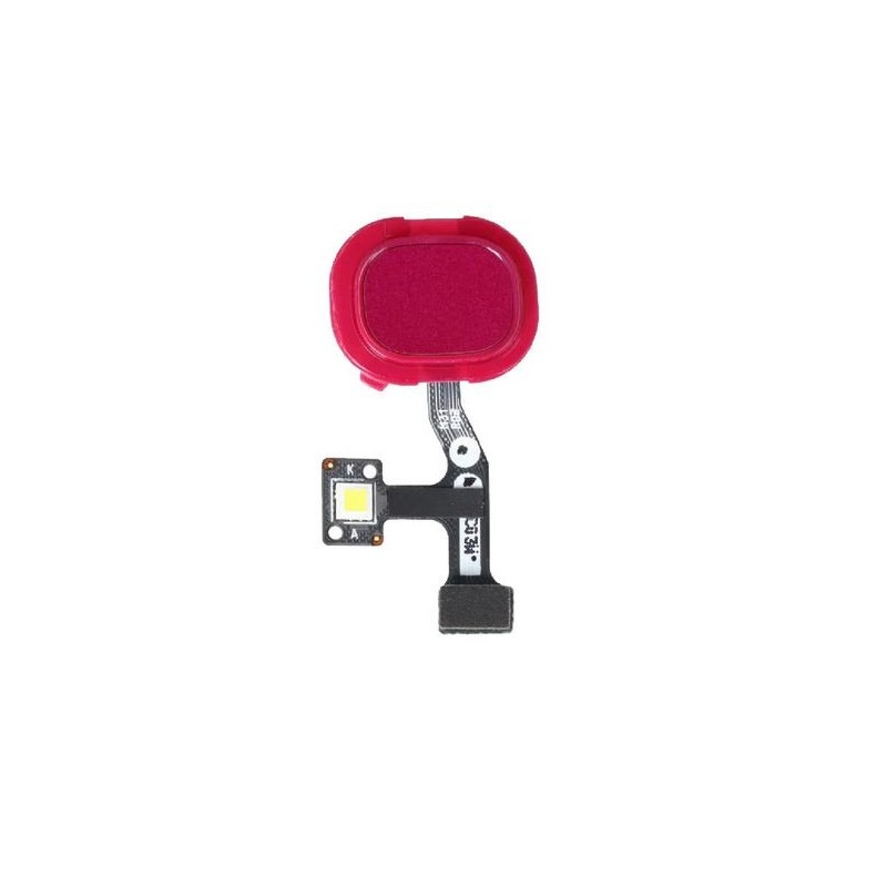 Bouton Lecteur d'empreinte pour Samsung Galaxy M31 (M315F) Rouge