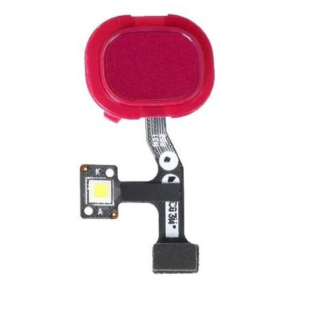 Bouton Lecteur d'empreinte pour Samsung Galaxy M31 (M315F) Rouge