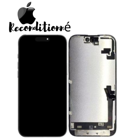 Ecran original APPLE RECONDITIONNE iPhone 16 Noir + Adhésif offert
