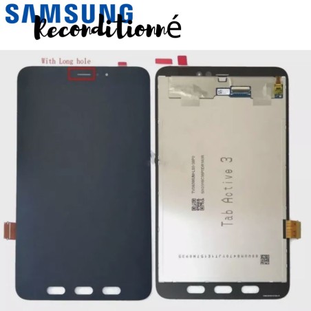 Ecran complet RECONDITIONNE Samsung Galaxy Tab Active 3 8" (T570/T575/T577) Noir