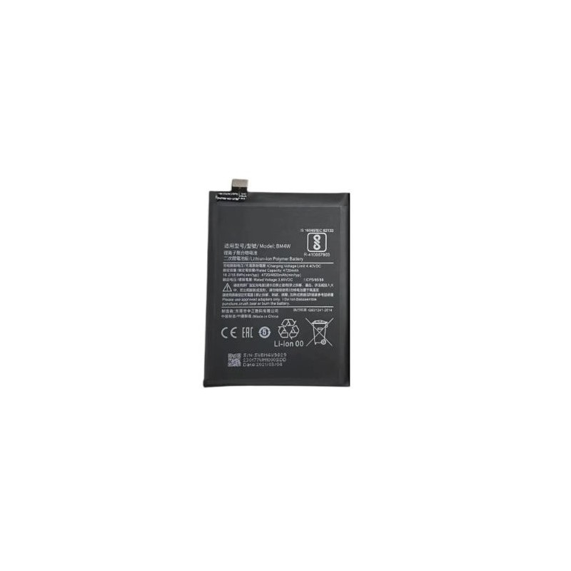 Batterie pour Xiaomi Redmi Note 9 Pro 5G, Mi 10T Lite 5G
