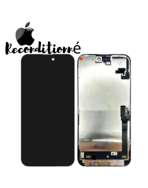 Ecran original APPLE RECONDITIONNE iPhone 16 Plus Noir + Adhésif offert