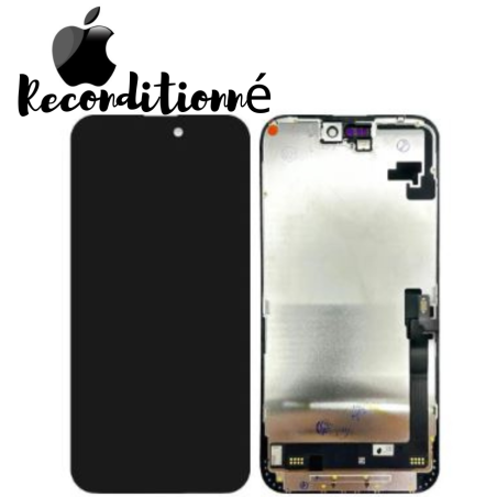 Ecran original APPLE RECONDITIONNE iPhone 16 Plus Noir + Adhésif offert