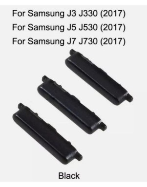 Bouton allumage Power pour Samsung J7 2016 Noir