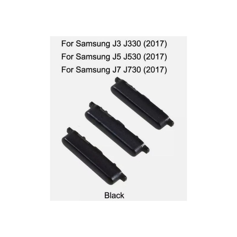 Bouton allumage Power pour Samsung J7 2016 Noir