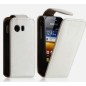 Pochette a rabat pour Samsung s5360 Blanc