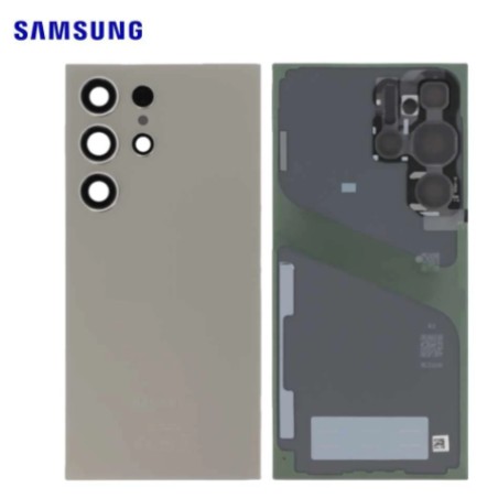 Vitre Arrière Samsung Occasion - GRADE A - Galaxy S24 Ultra (S928B) Titane Gris