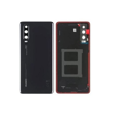 Vitre arrière pour Huawei P30 Noir