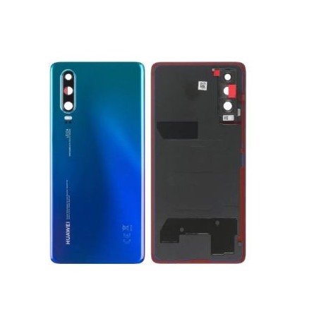 Vitre arrière pour Huawei P30 Aurora Bleu