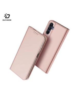 Etui Portefeuille Skin Pro Dux Ducis pour Samsung Galaxy A16 4G/5G Rose