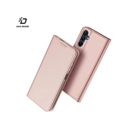 Etui Portefeuille Skin Pro Dux Ducis pour Samsung Galaxy A16 4G/5G Rose