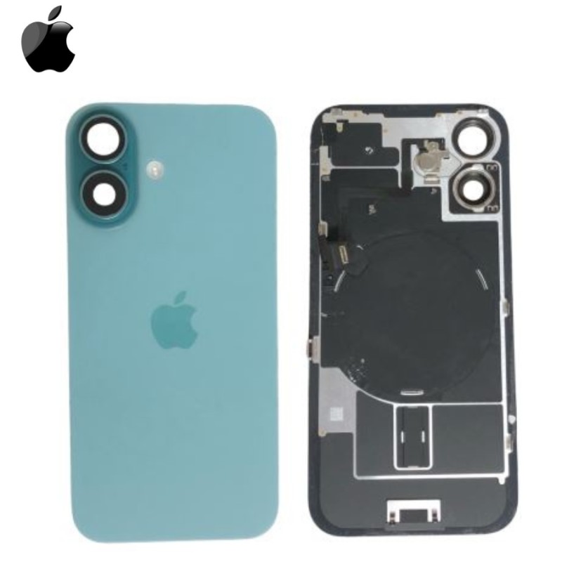 Vitre arrière complète APPLE Occasion - Grade A - iPhone 16 Vert Vitre arrière complète APPLE Occasion - Grade A - iPhone 16 Vert