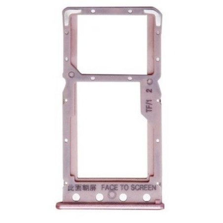 Tiroir sim pour Xiaomi Redmi 6 Rose