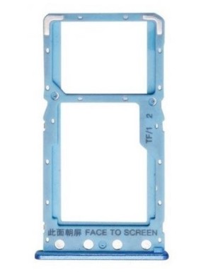 Tiroir sim pour Xiaomi Redmi 6 Bleu