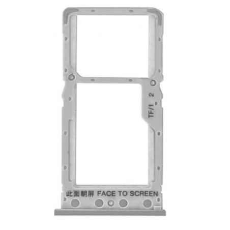 Tiroir sim pour Xiaomi Redmi 6 Argent