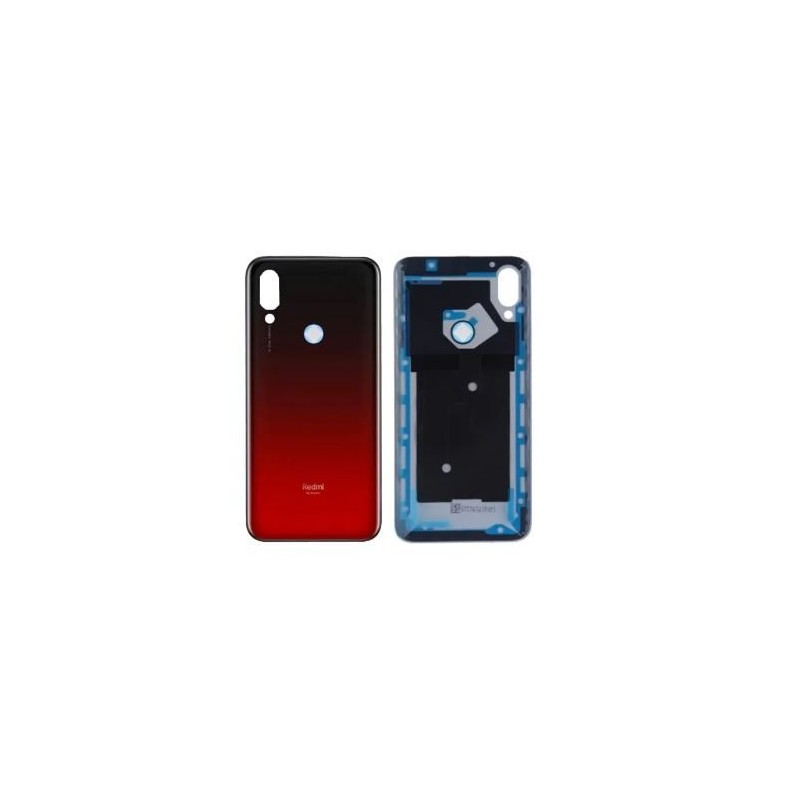 Cache arrière pour Xiaomi Redmi 7 Rouge