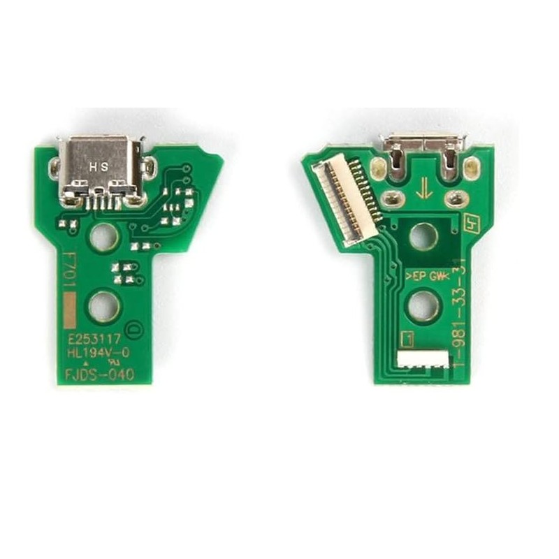 Connecteur de Charge Manette pour Playstation 4, Pro, Slim (12 pin V4) JDS040